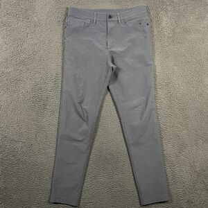 Public Rec Pants Mens 33x34 Gray Workday 2.0 Slim Stretch Performance Chino Golf